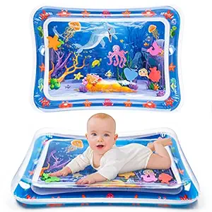 Tummy Time Water Mat丨Inflatable Tummy Time Water Play Mat for Babies, Infants and Toddlers 3 to 12 Months