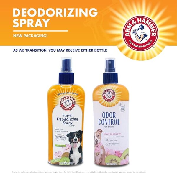 Arm & Hammer for Pets Super Deodorizing Spray for Dogs | Best Odor Eliminating Spray for All Dogs & Puppies