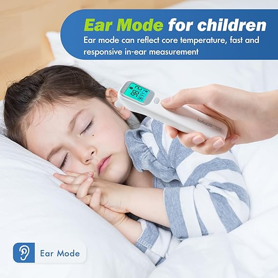 Thermometer for Kids, Baby Thermometer with Forehead and Ear Mode for Adults, Infant, Kids and Toddler