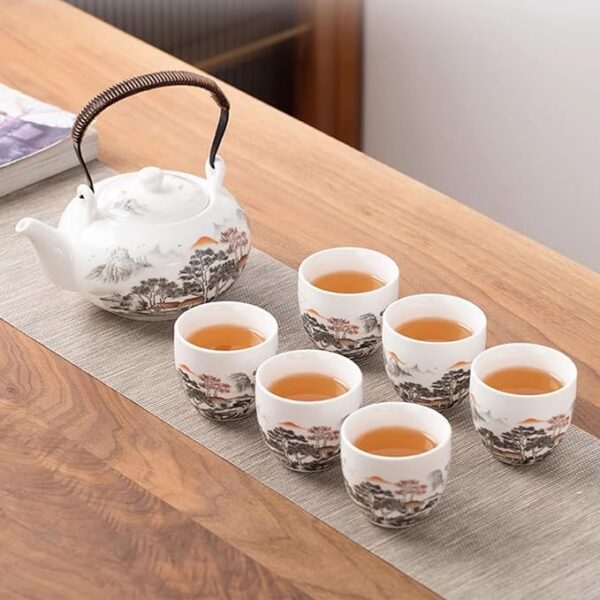 Tea Set, Chinese Tea Set, Tea Sets for Adults, Gongfu Tea Set, Asian Tea Set, 9-Piece Portable Travel Tea Set