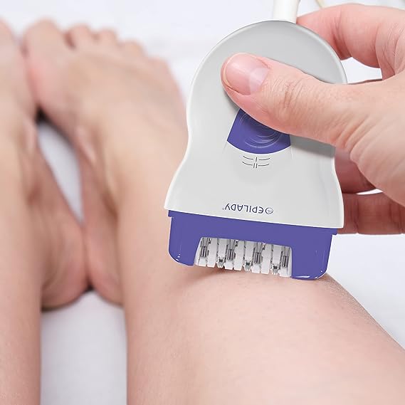 Hair Removal for Arms, Legs, Underarms & Bikini-Area | Two Speed, Essential Compact Hair Removal Epilator for Women