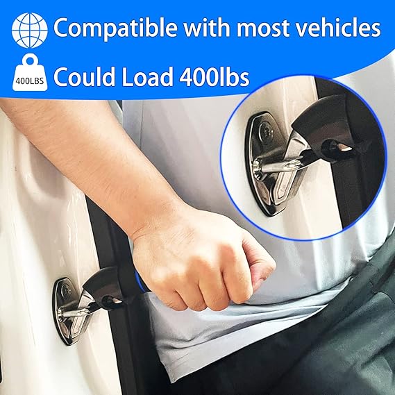 2Pack Car Door Handle for Elderly Car Handle Assist Support Handle Multifunction Handle Car Door Latch Handle for Seniors