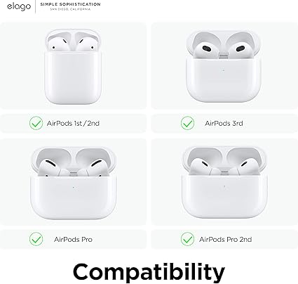 Designed for AirPods 3 & 2 & 1, Earbuds Accessories, Anti-Slip, Ergonomic Design, Comfortable Fit