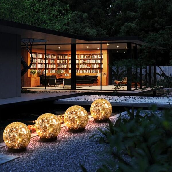 Solar Globe Lights Outdoor Waterproof-Solar Balls-Solar Garden Lights-Solar